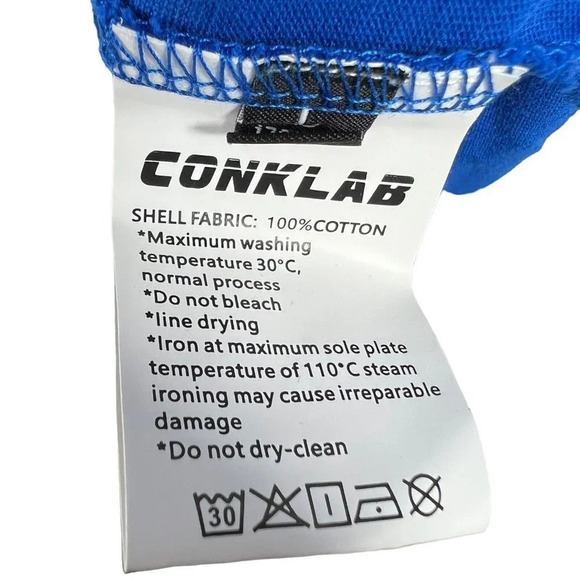 CONKLAB Men's Size Large T Shirt RARE Conk Sheep Graphic Tee Blue & White NWOT - Picture 3 of 6